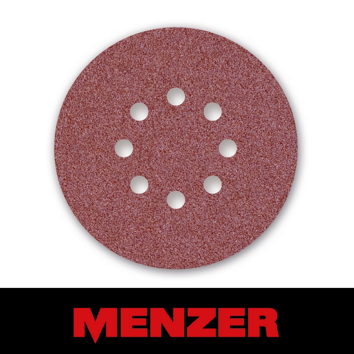 MENZER Klett-Schleifscheibe Ø 125mm 8-Loch K60 Normalkorund Papier