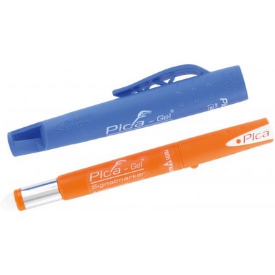 Marker pen PICA-GEL white