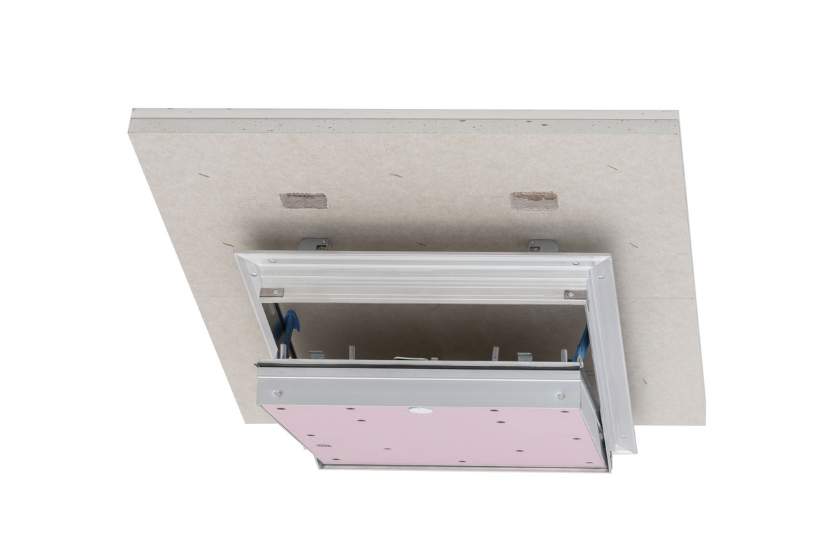 RUGS access panel Alumatic Safe 90 2x20mm GKF 400x400 F90 Ceiling square-edged