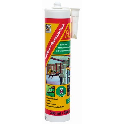 SikaBond Maximum Tack white 300ml cartridge - 469425