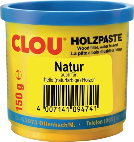 Wood paste colour 01 natural 150g tin CLOU