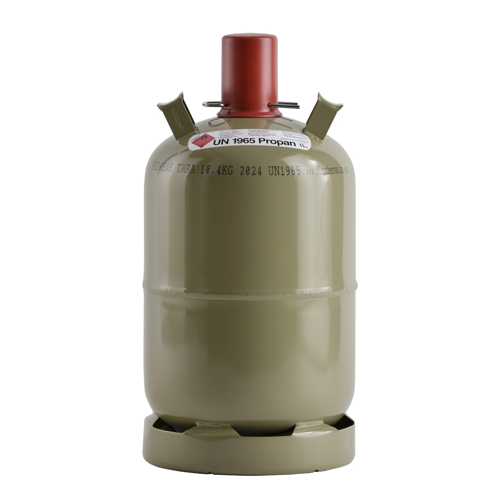 Tyczka propane gas 11kg filling for purchase cylinder (grey)