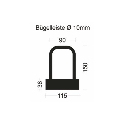 Strzemię Nevoga Plexus 10mm-150mm WS 160-180 Połączenie wzmacniające 115-10-15
