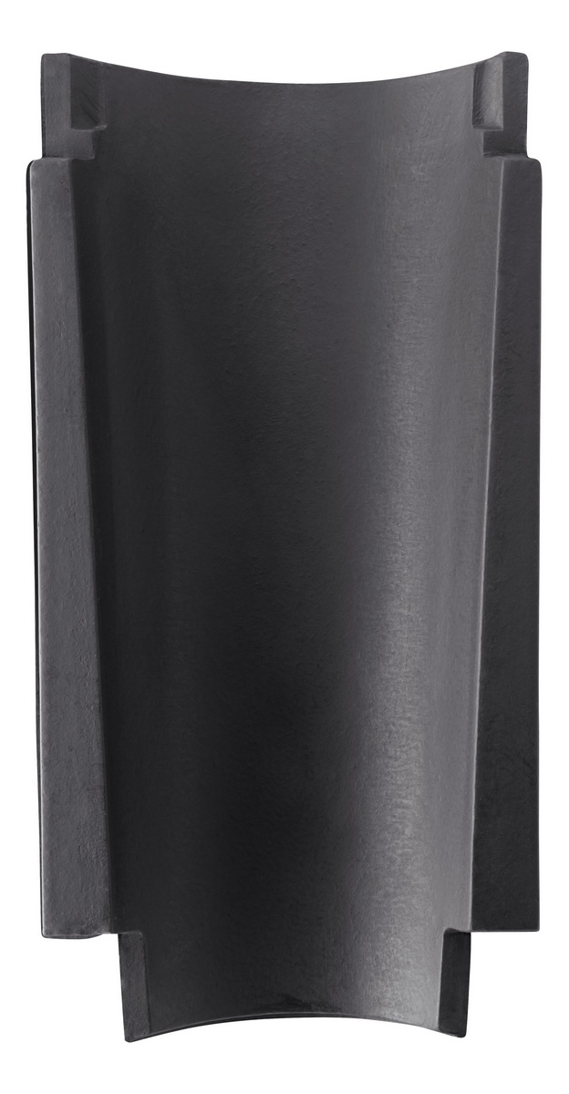 Erlus Ergoldsbacher Nonnenziegel without nose 1st type anthracite - M