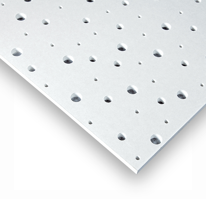 Rigitone perforated panel ActivAir 8-15-20 fleece black 12.5x1200x2000 mm