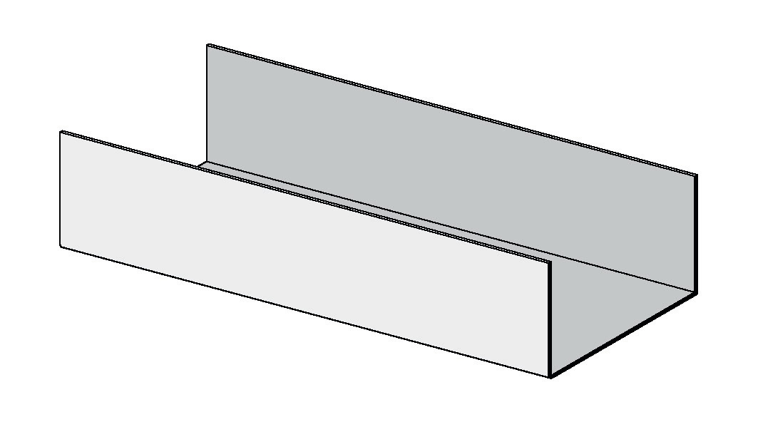 Knauf UW profile 100x70x07mm 4000mm