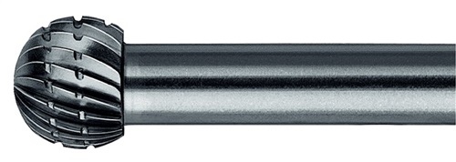 Frässtift Form F KUD D.8mm Kopf-L.7mm Schaft-D.6mm HSS Verz.3 PFERD