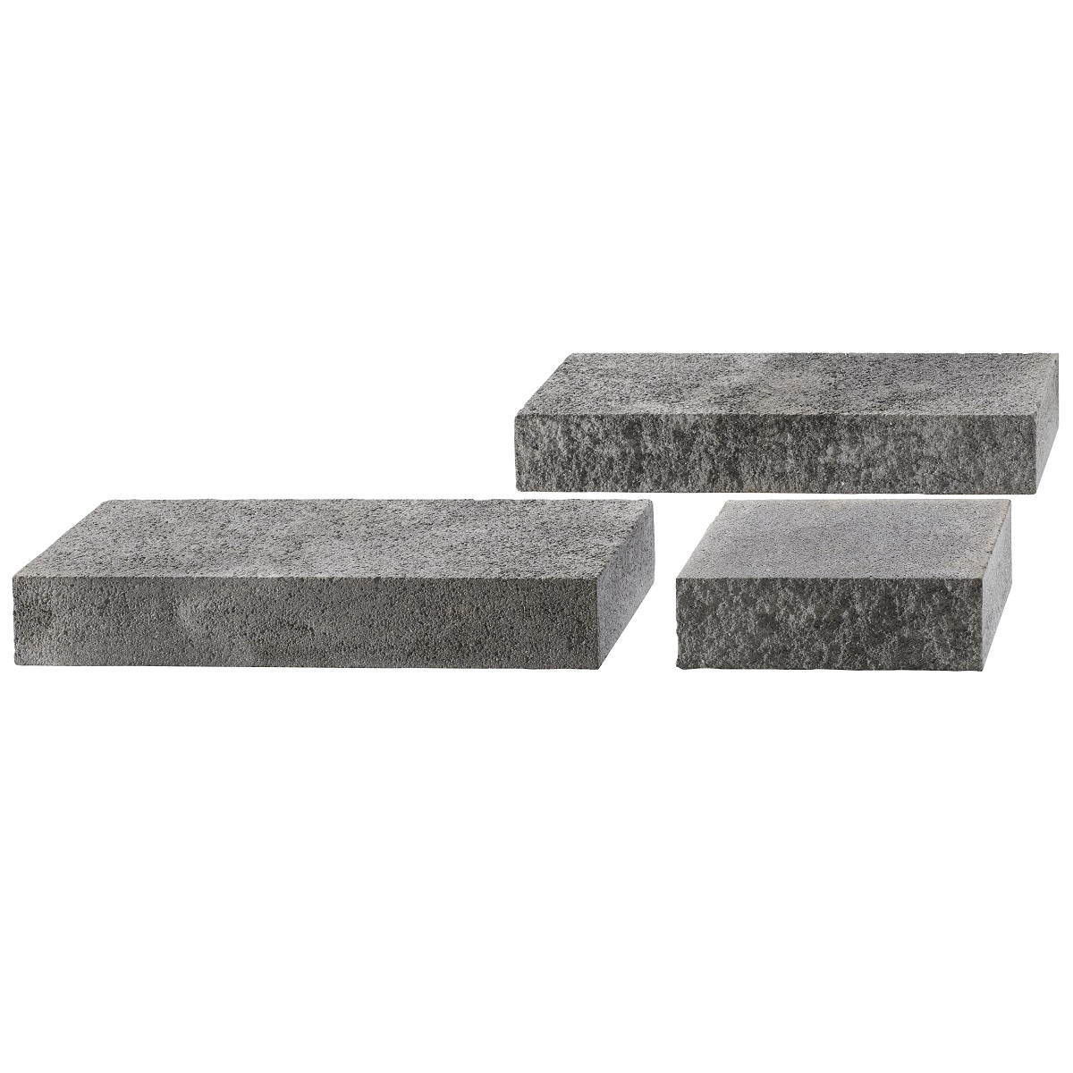 Halbelement Adina 33.75x22.5x10cm moonlightschwarz gebr. gestr.