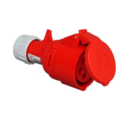 Kopp CEE coupling 5-pin IP 44 32A red