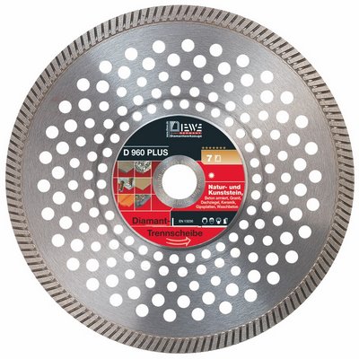 Diewe diamond cutting disc D960 plus 125mm holder 22.23