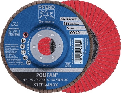 Serrated lock washer CO-COOL SG STEELOX K.40 D.115mm con.INOX CO
