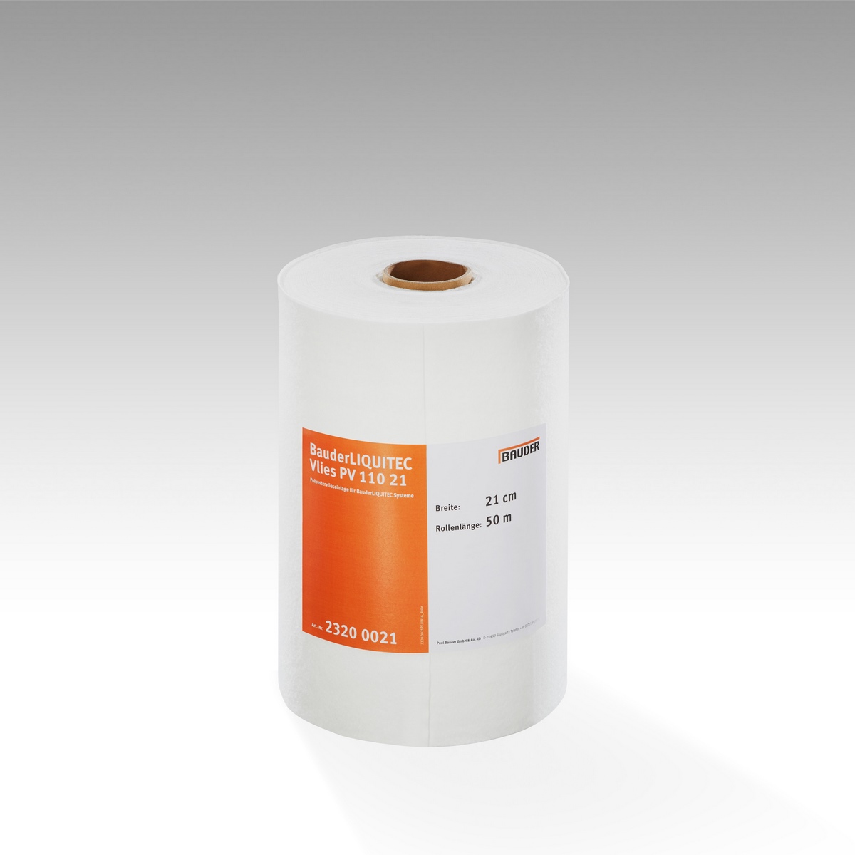 BauderLIQUITEC VL SP 165 polyester fleece 21cm/50m roll