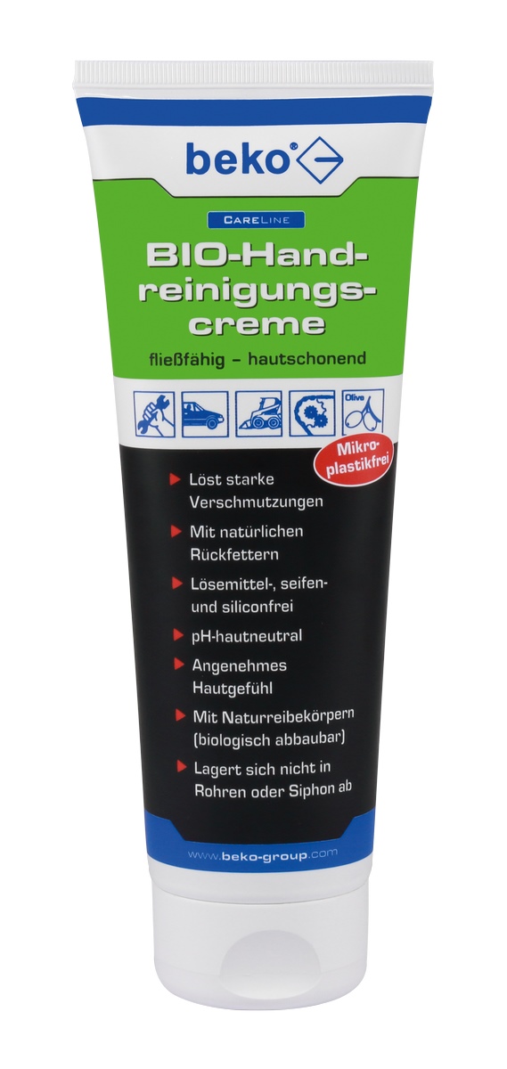 Beko CareLine BIO hand cleansing cream 250ml tube