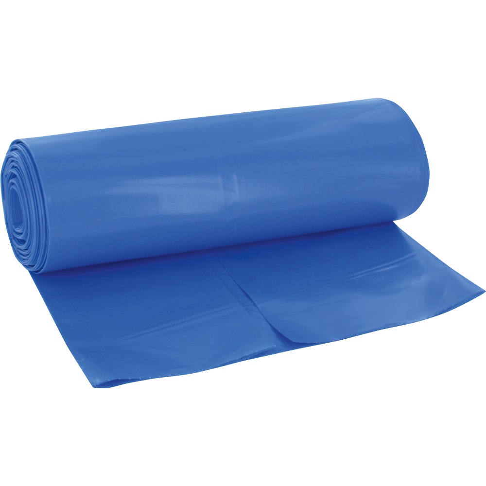 Pojemnik na śmieci niebieski 120l 700x1100mm 100my - 25 sztuk/rolka