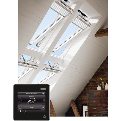 Velux INTEGRA Electr. GGU FK08 006021 Poliuretan Thermo Plus Alu 66x140