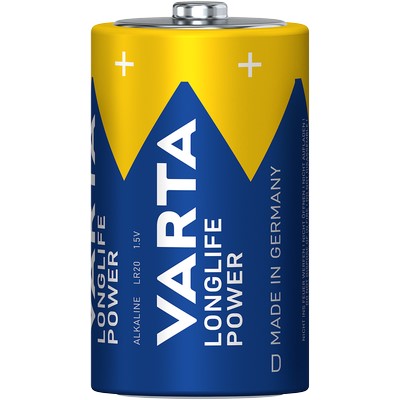 VARTA Batterie Longlife Power D Alkaline 2er DE-Blister