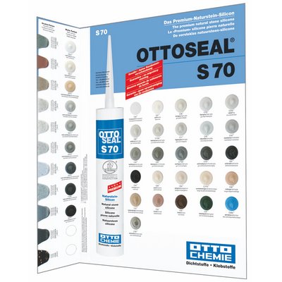 OTTOSEAL S 70 310ml C110 joint grey structure natural stone silicone