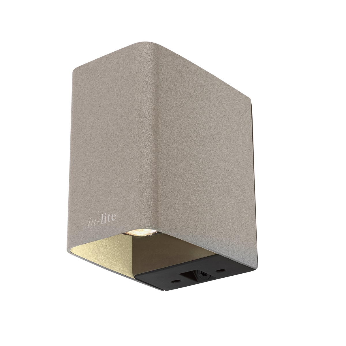 in-lite lampa ścienna LED ACE down 12V 3W aluminium różowy srebrny ciepły biały