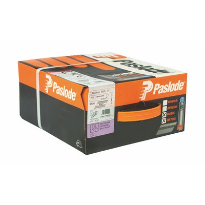 ITW Paslode strip nails 34° paper bent 2.8x75mm Pack IM90 RS Galv+ (2500 pcs.)