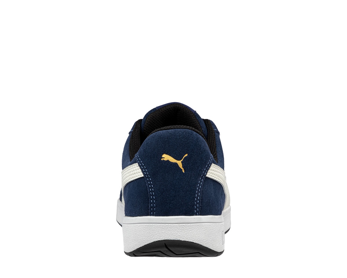 Puma Iconic Suede Navy Low S1PL ESD FO HRO SR safety shoe blue size 42