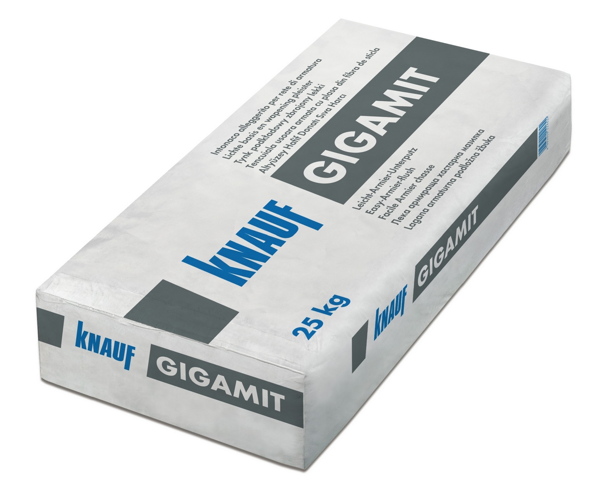 Knauf Gigamit 25kg Lightweight reinforcing undercoat plaster