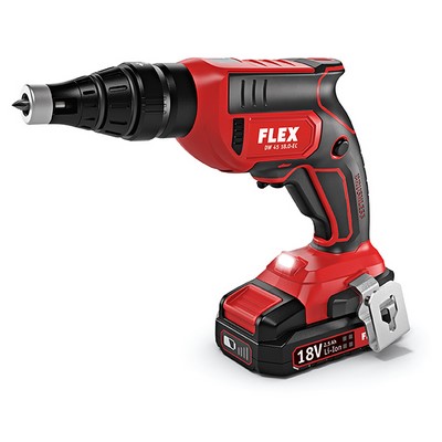 Akumulatorowa wkrętarka do suchej zabudowy FLEX DW 45 18.0-EC C