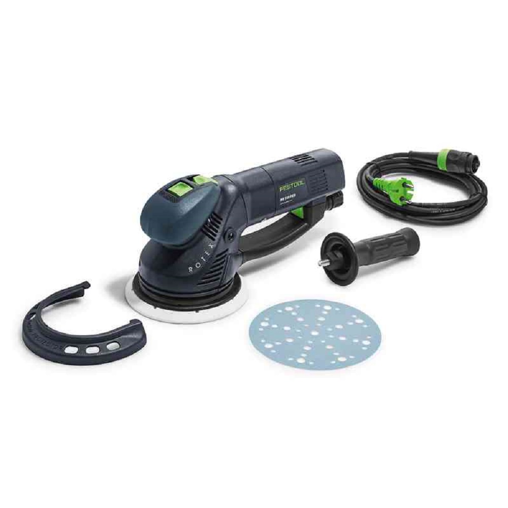 Festool RO 150 FEQ-Plus - szlifierka mimośrodowa z przekładnią zębatą
