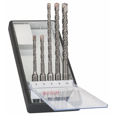 Bosch Robust Line Hammerbohrer-Set SDS-Plus-5 5tlg.