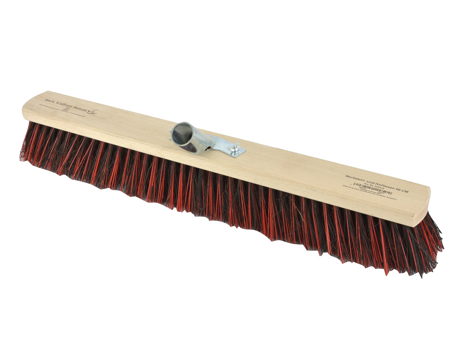 Broom Arenga/Elaston 40cm Ø 28mm w. metal handle holder