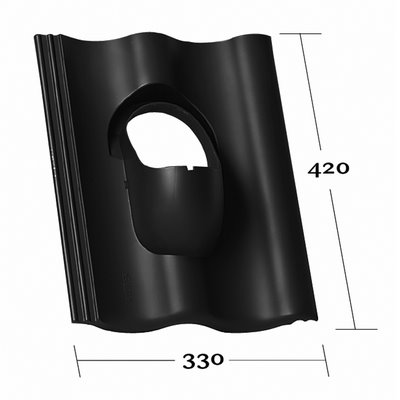 Klöber Venduct® płyta podstawy bez rury KE0017 f. Patelnia Harzer czarna