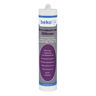 Beko fire protection silicone grey 310ml
