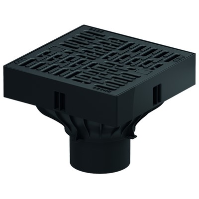 ACO Self® XtraPoint yard drain with plastic grate class B 125