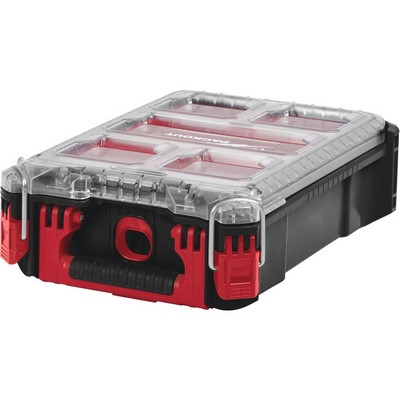 Milwaukee PACKOUT™ Organiser Compact inkl. Sortierboxen 250 x 380 x 120 mm