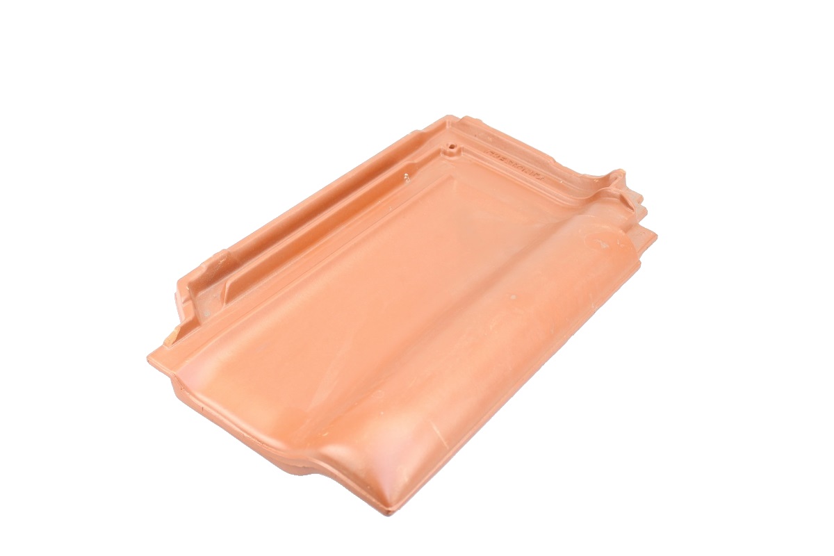 CRE MZ3 flat tile shade copper red engobed DOR