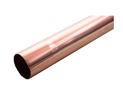 Copper pipe Ø 120 0.6mm length 2.00m welded