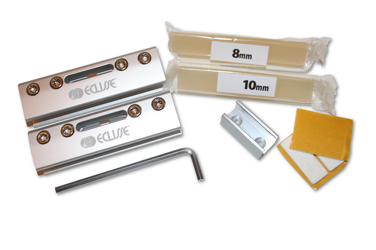 Eclisse Syno-80 glass clamp fitting up to 80 kg for glass thickness 8-10-12mm
