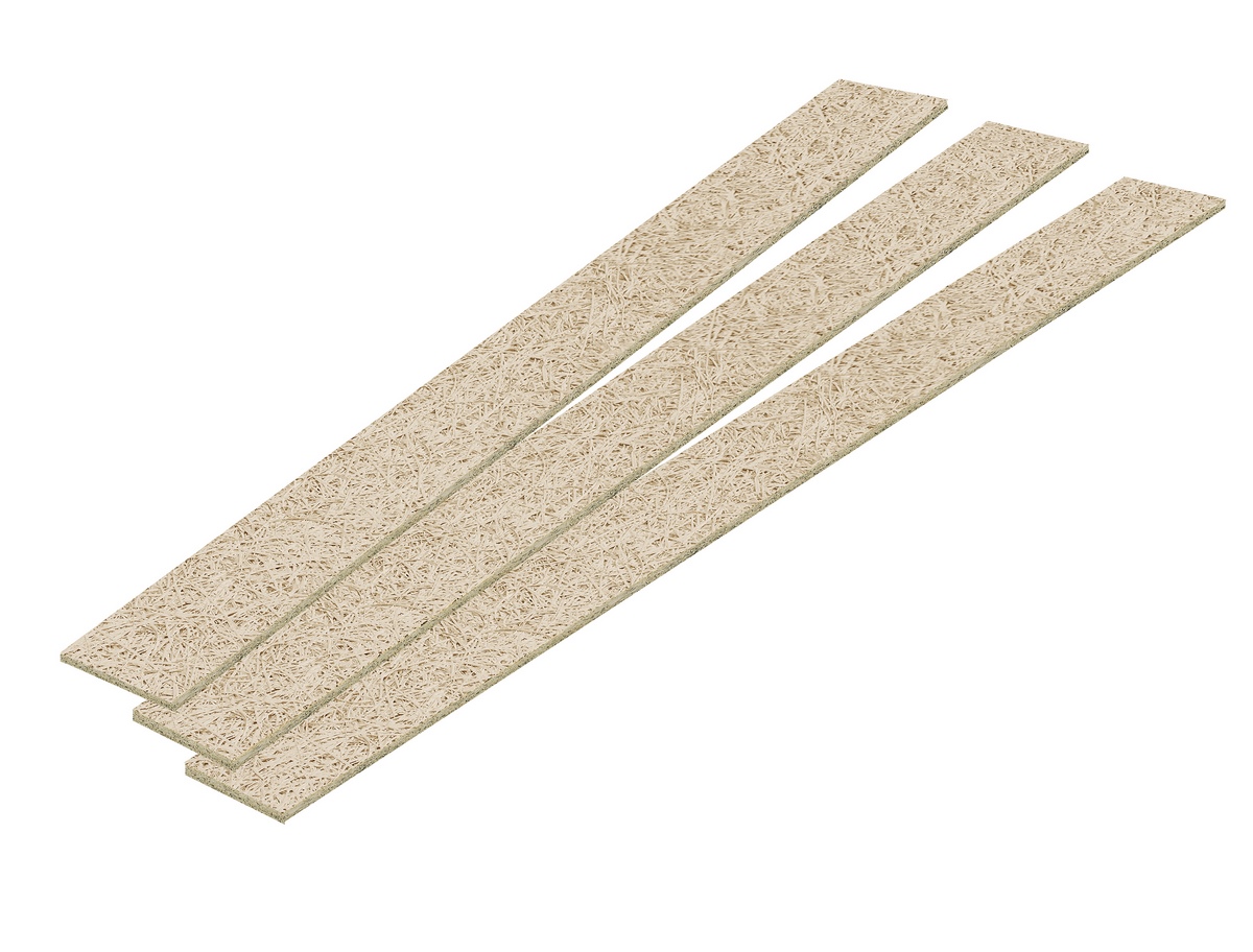 Heraklith Abdeckstreifen A2-C (2.0mm) 1000x125x12mm gerade Kante