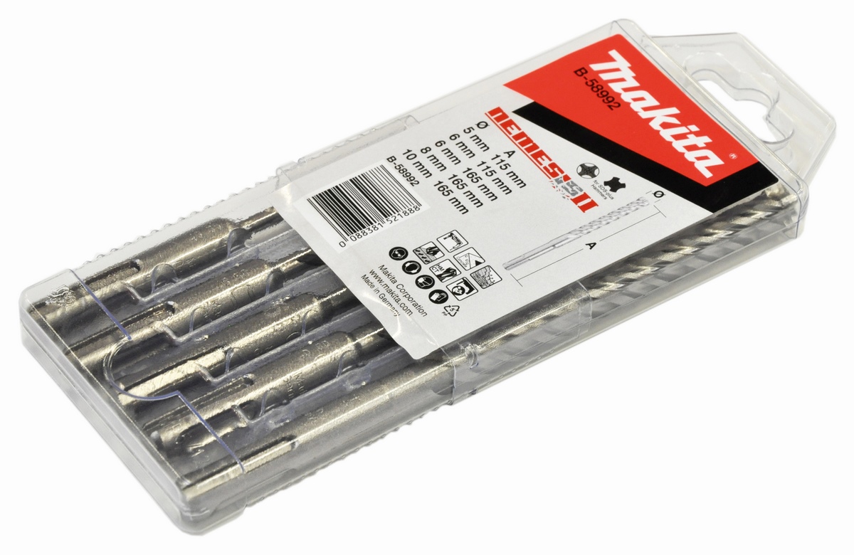 Makita młotowiertarka Nemesis II SDS-PLUS B-58992 5 szt.