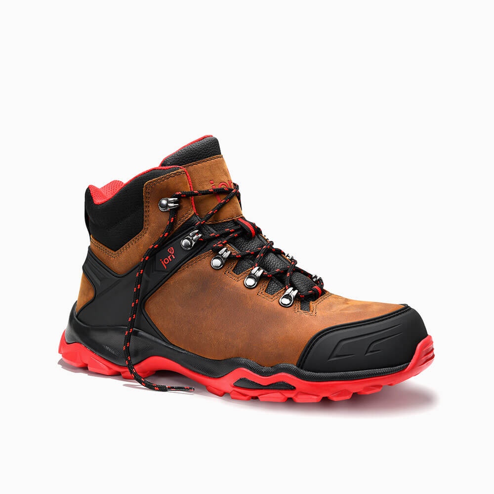Elten Stiefel jo_POWERFUL brown Mid S3 braun - Gr. 41 - 16621-41