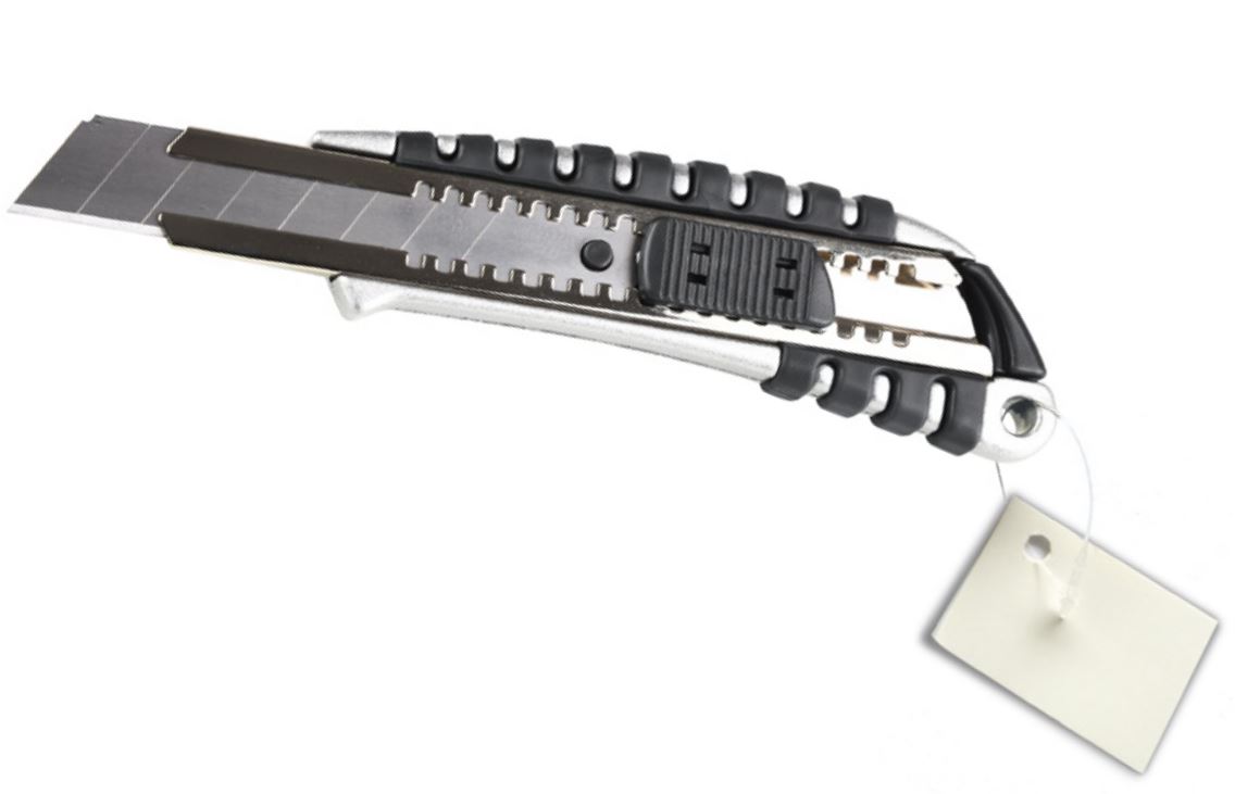 Universal cutter knife 2K metal 18mm POWER-AKTION 2021