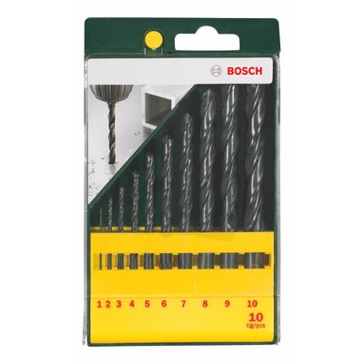 Bosch metal drill bit set HSS-R 10 pcs.