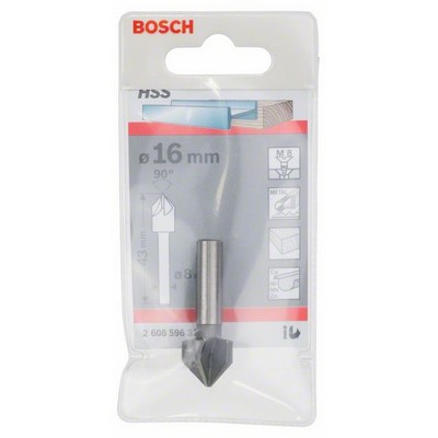 Bosch HSS-Kegelsenker zylindrisch 16x43mm M8 Schaftdurchmesser 8mm