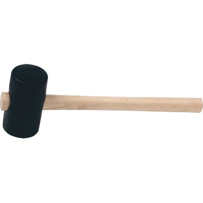 Młotek gumowy Triuso z drewnianym uchwytem 90 mm, rozmiar 4