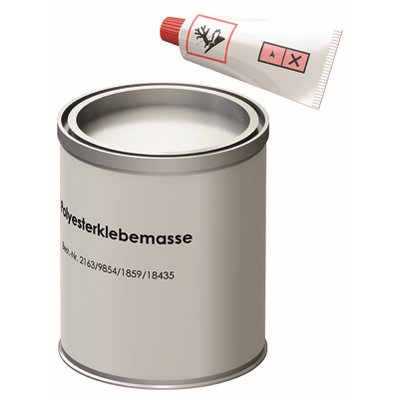 ACO Drain Adhesive -0.5kg tin of polyfiller and hardening tube