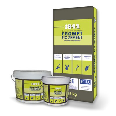 Otterbein PROMPT Fix-Zement 15kg Eimer Romanzement/Naturschnellzement