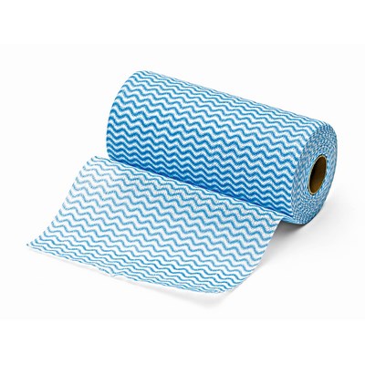 Nespoli wipe roll viscose-polyester 50 cloths perforated - 753350