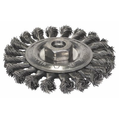 Szczotka tarczowa Bosch 0,5 mm M14 z drutu plecionego Ø115 mm