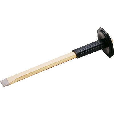 Triuso flat chisel w. hand guard 350mm cutting edge 27mm