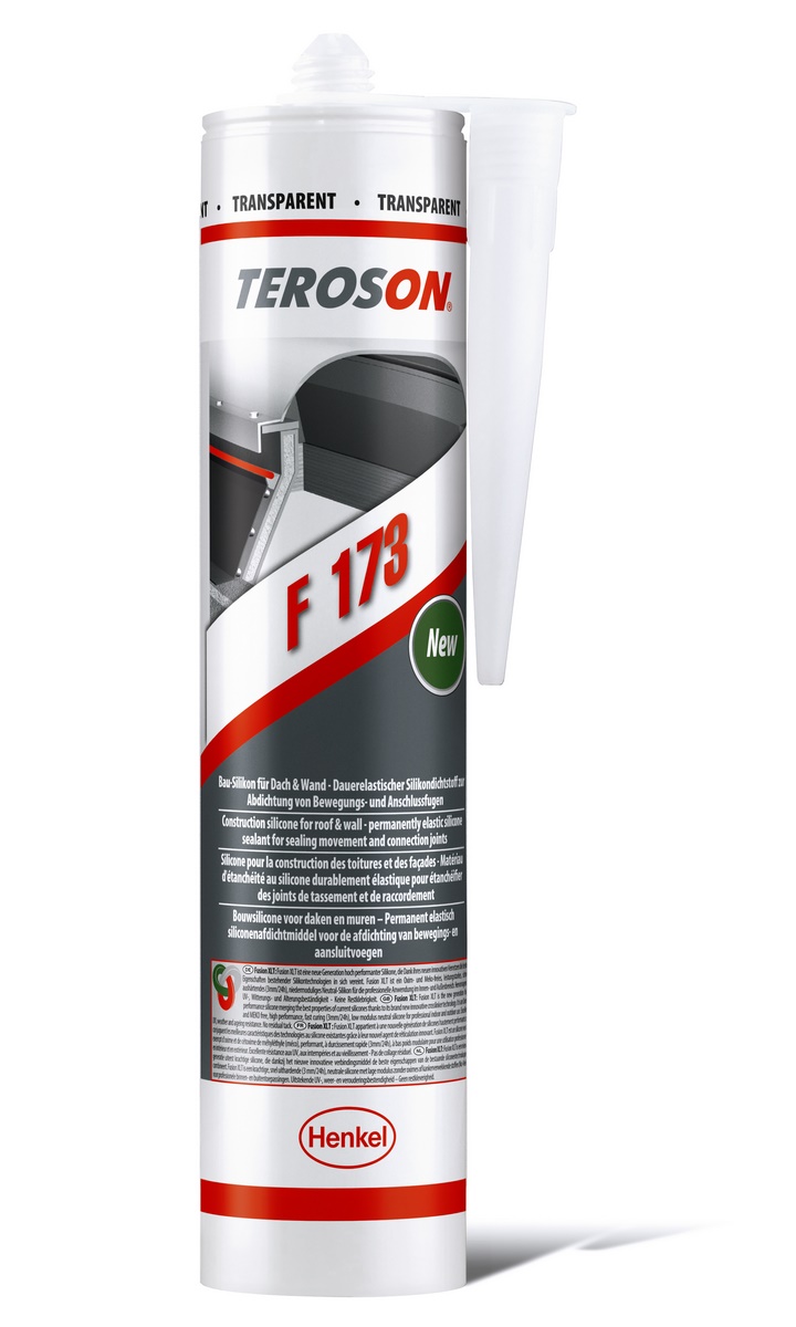 WOLFIN Teroson F173 Building Silicone 300ml transparent