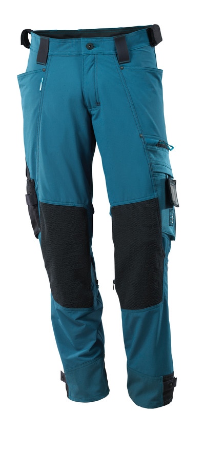 MASCOT® ADVANCED Hose m. Knietaschen dunkelpetroleum Gr. 82C52